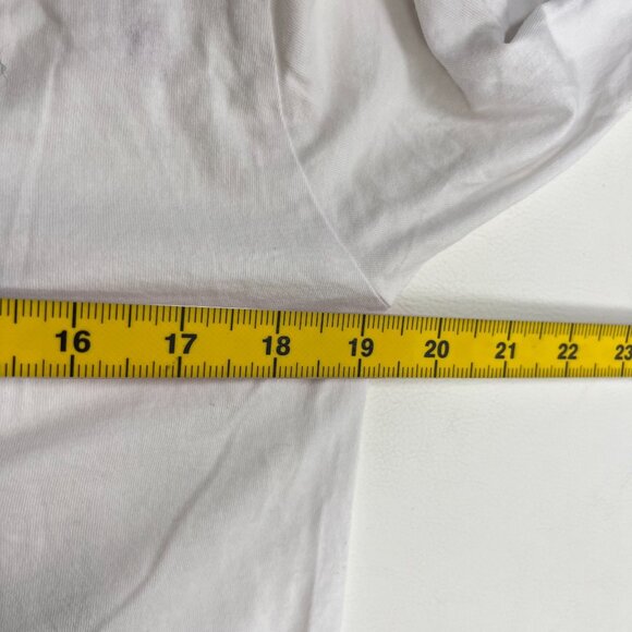 NWOT Johnny Was Flore Floral White Cotton Tee Long Sleeve T-Shirt Size S - Picture 9 of 11